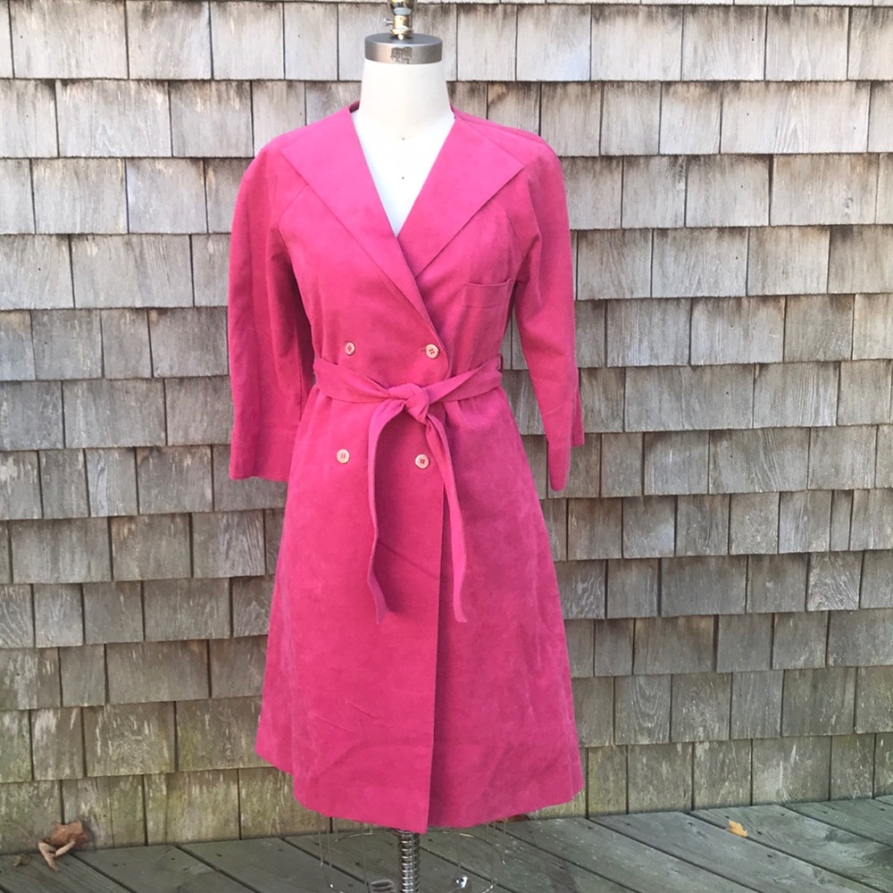 Vintage Super Suede Trench Coat